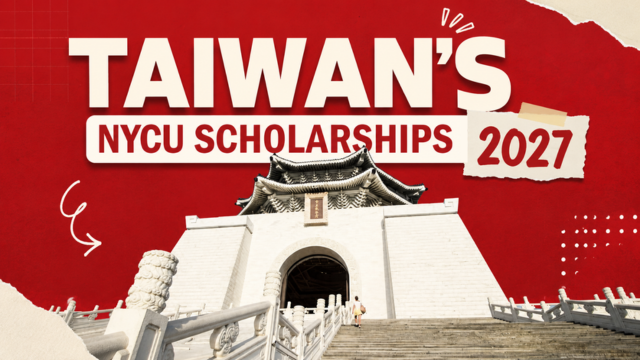 Taiwan’s NYCU International Students Scholarships Spring 2027 Intake