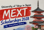 University of Tokyo MEXT Scholarships 2028 Intake for International Science Students