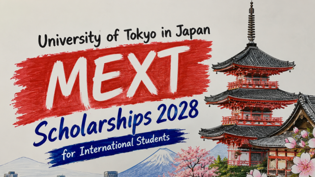 University of Tokyo MEXT Scholarships 2028 Intake for International Science Students