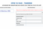 Waliochaguliwa Kidato Cha Tano 2026 | Form Five Selection PDF & Joining InstructionsWaliochaguliwa Kidato Cha Tano 2026 | Form Five Selection PDF & Joining Instructions