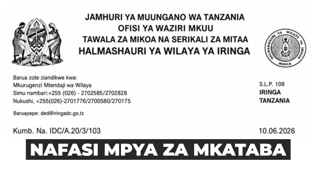 Iringa District Council 5 Temporary Revenue Collection Jobs