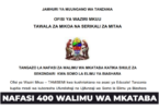TAMISEMI 400 Contract Teacher Vacancies 2026