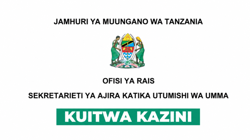 Utumishi Call for Work PDF 2026
